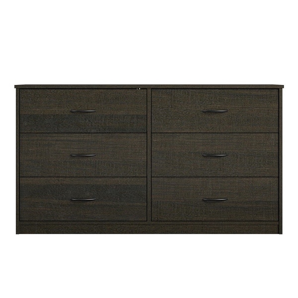 Classic 6 Drawer Dresser, Espresso - Bed Bath & Beyond - 37998385