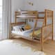 Max and Lily Twin over Full Bunk Bed - Pecan