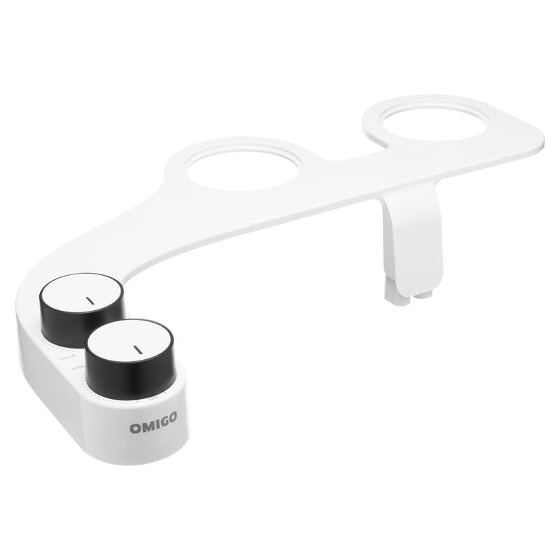 Brondell Omigo Element NonElectric Warm Water Bidet Attachment On
