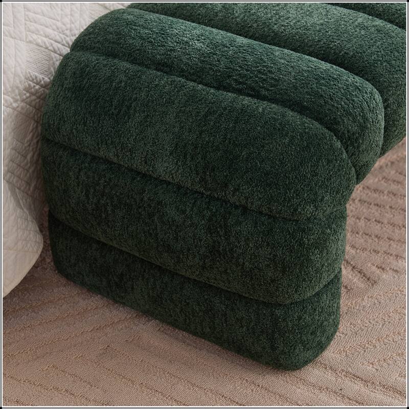 69.7"Wide Upholstered Armless Bed Bench