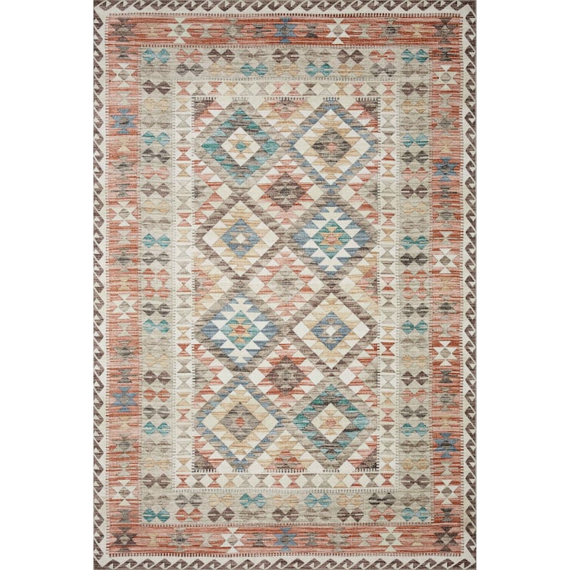 Alexander Home Escalante Southwestern Border Area Rug
