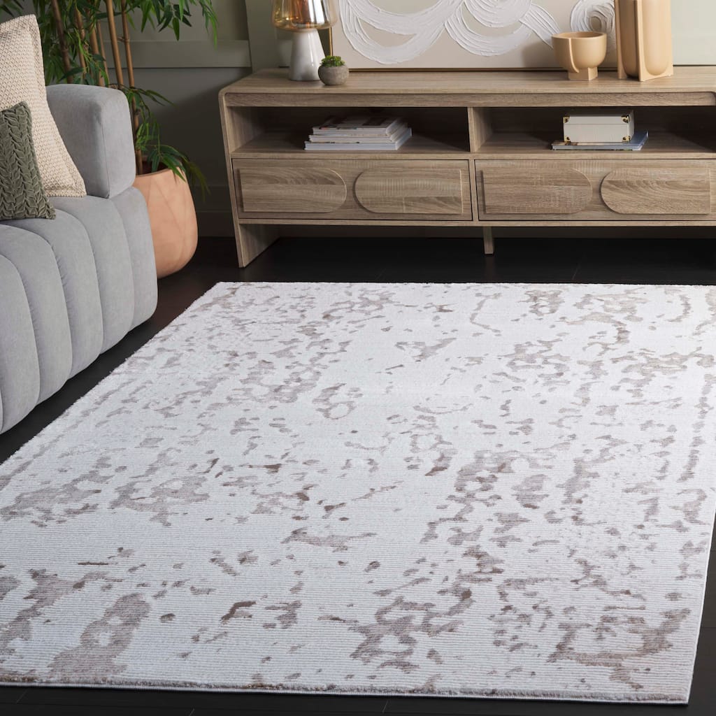 SAFAVIEH Slate Milana Modern Abstract Rug