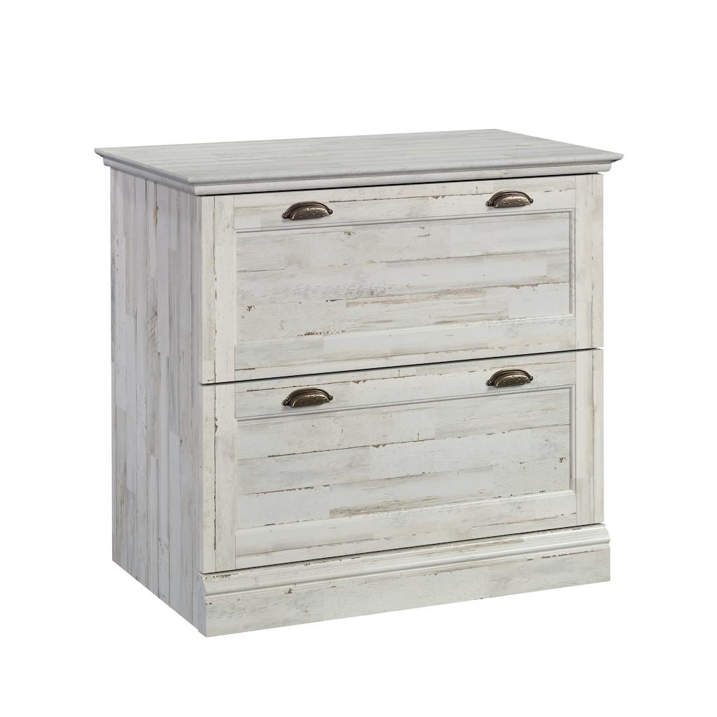 White File Cabinet with Safety Lock for Letter Legal Files Compact Office