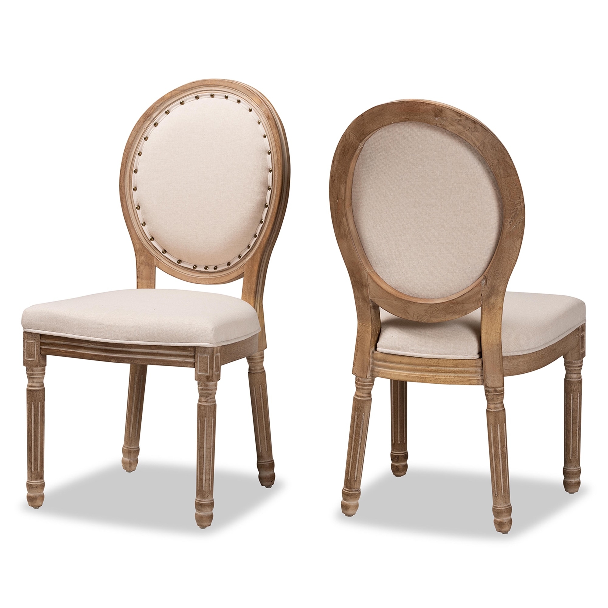 Louis Traditional & French Inspired Wood Dining Chair Set(2PC) - On Sale -  Bed Bath & Beyond - 35159398