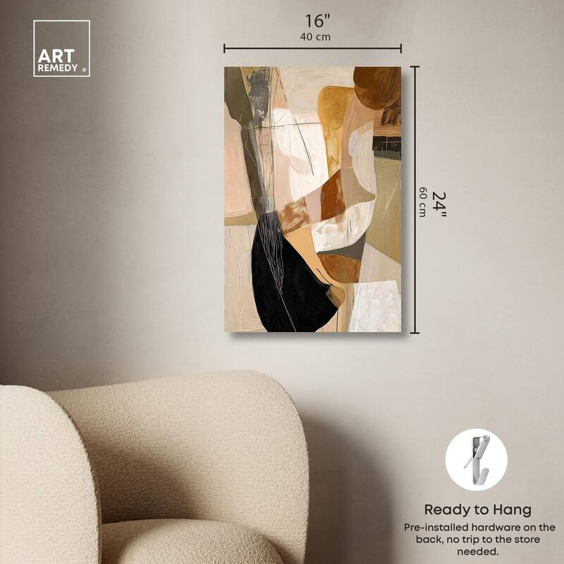 Tactile Depth II Canvas by Art Remedy, Gallery Wrapped