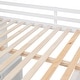 preview thumbnail 10 of 11, Muti-Functional Full Size Loft Bed with Desk and Wardrobe, Solid Guardrails and Ladder