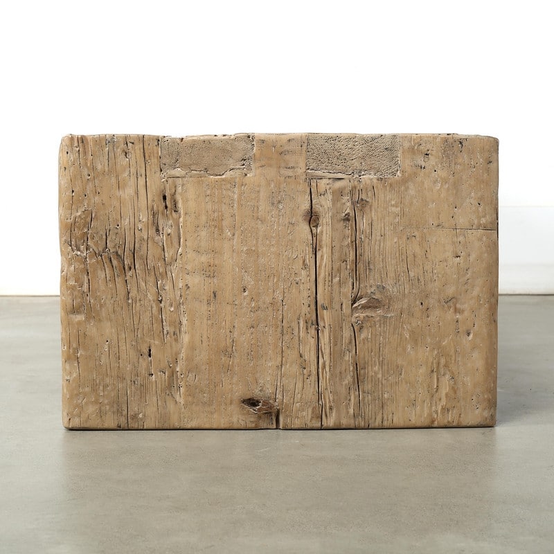 Approx.60 Inches Rustic Vintage Waterfall Coffee Table Weathered Natural - 54 x 84