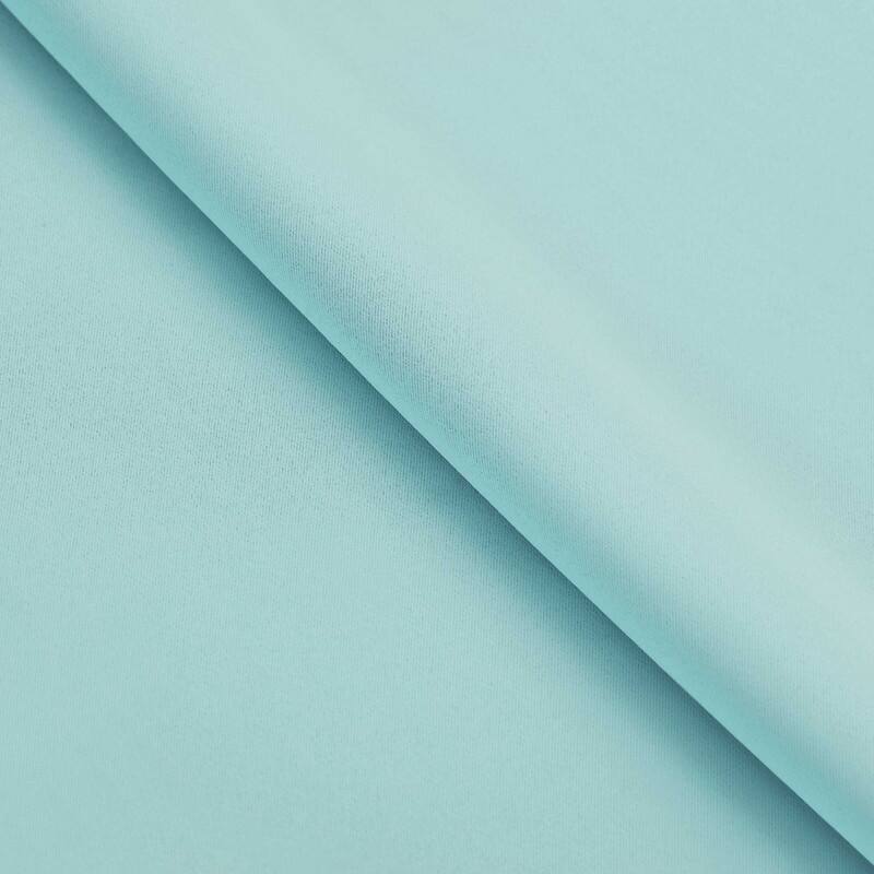 Superior Solid Machine Washable Room Darkening Grommet Blackout Curtains, Set of 2