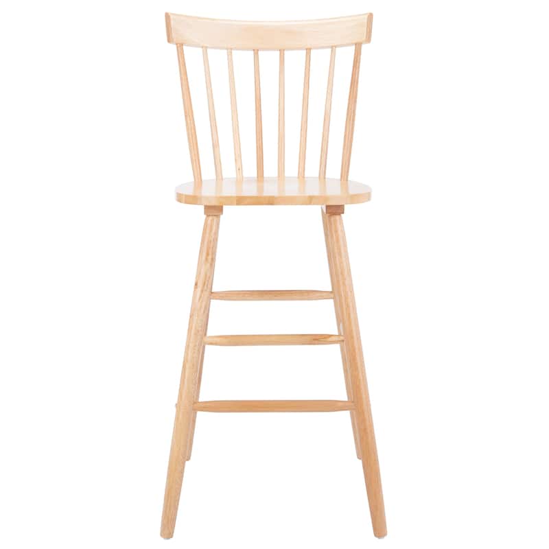 SAFAVIEH Belva 30-inch Spindle Farmhouse Bar Stool (Set of 2) - 20" W x 21" D x 44" H - 20"W x 21"D x 44"H