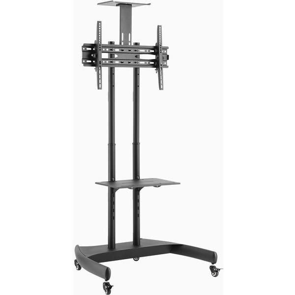 V7 mounts and stands tvcart1-3n mobile tv cart tilt adjustable