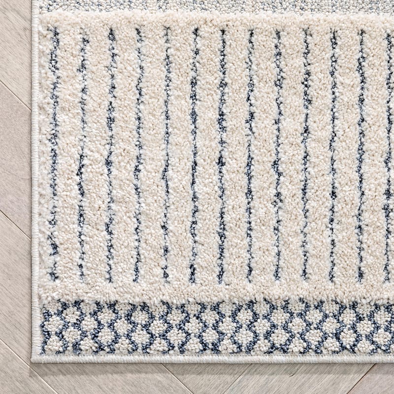 Well Woven Harlow Briar Contemporary Geometric Abstract Area Rug