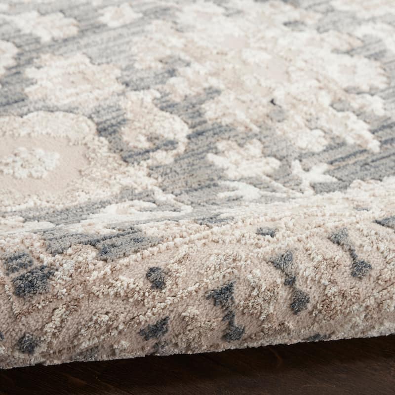 Nourison Renewed Indoor only Persian Area Rug - 5' 3" x 7' 3" - Charcoal
