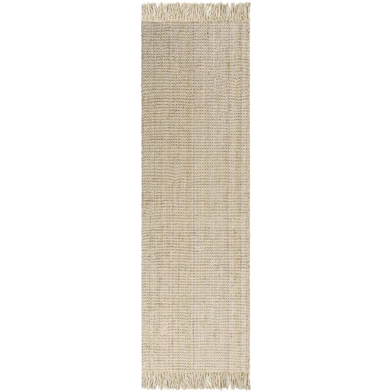 Livabliss Chunky Naturals Casual Area Rug - 2'6" x 10' - Cream
