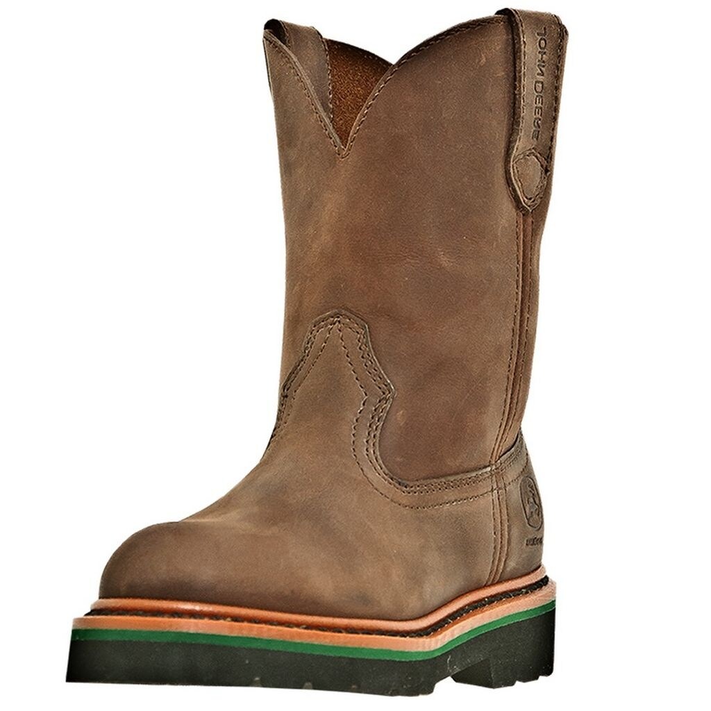 boys pull on work boots