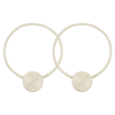 Magnetic Curtain Tieback, 2 Pack Polyester Hand Woven Decorative Rope