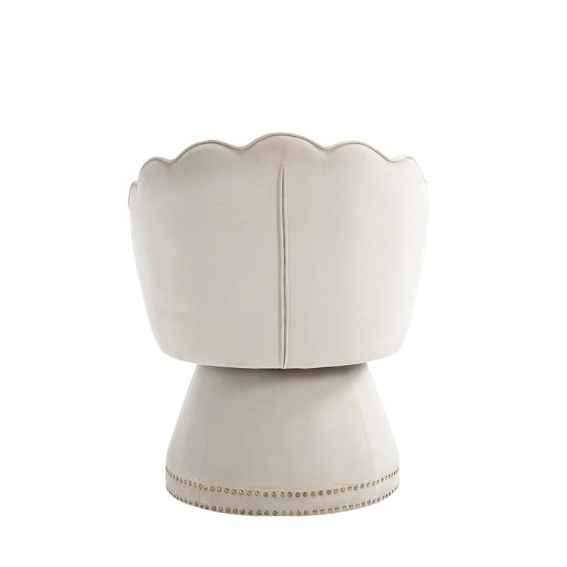 Modern Shell Design Swivel Barrel Chair, Orange Bed Bath & Beyond 39979015