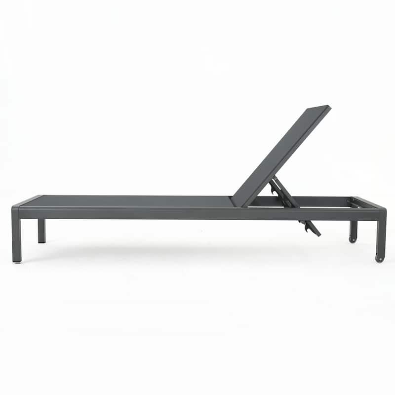 Outdoor CAPE CORAL KD CHAISE LOUNGE GREY