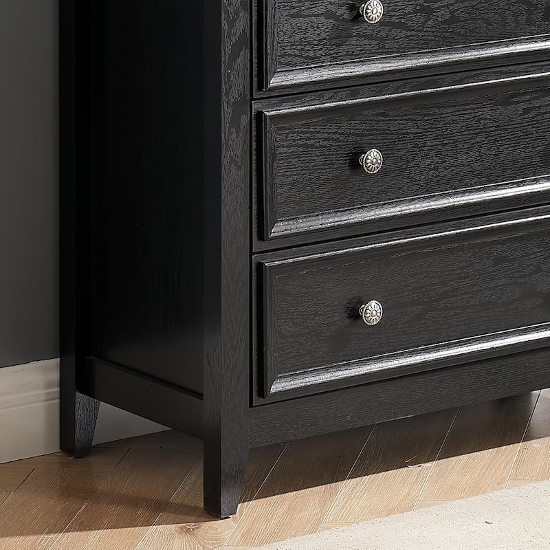 Roomfitters 6 Drawer Dresser, 6 Drawers cabinet Tall Chest of Drawers Closet Organizers Storage Clothes