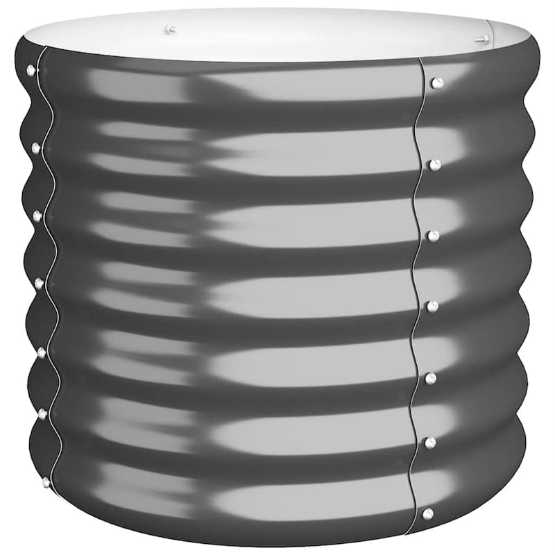 vidaXL Garden Planter Powder-coated Steel Raised Garden Bed Multi Colors/Sizes
