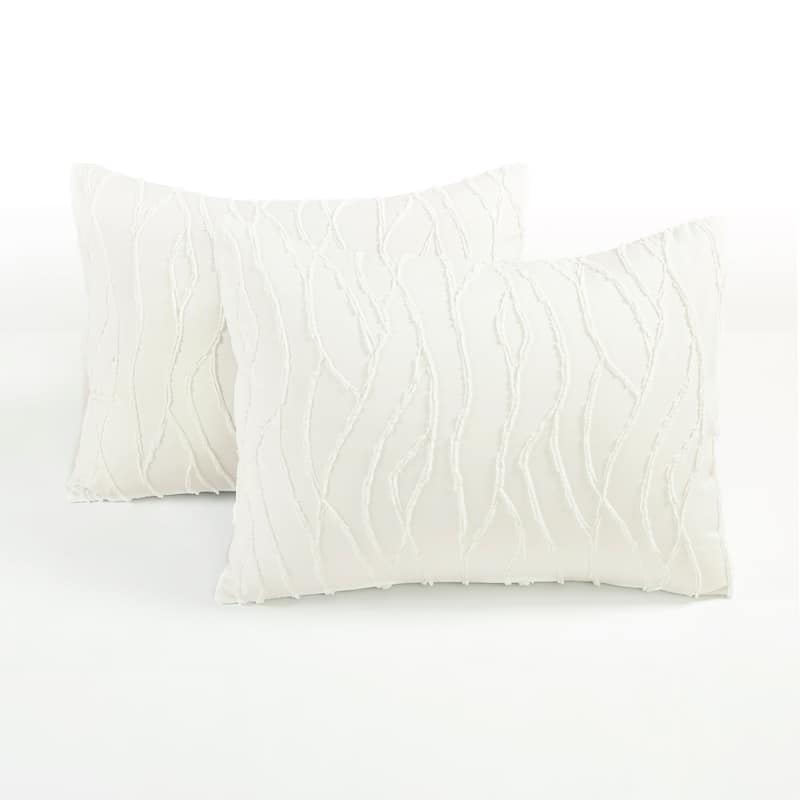 Lush Decor Jacquard Wave Comforter 3-Piece Set