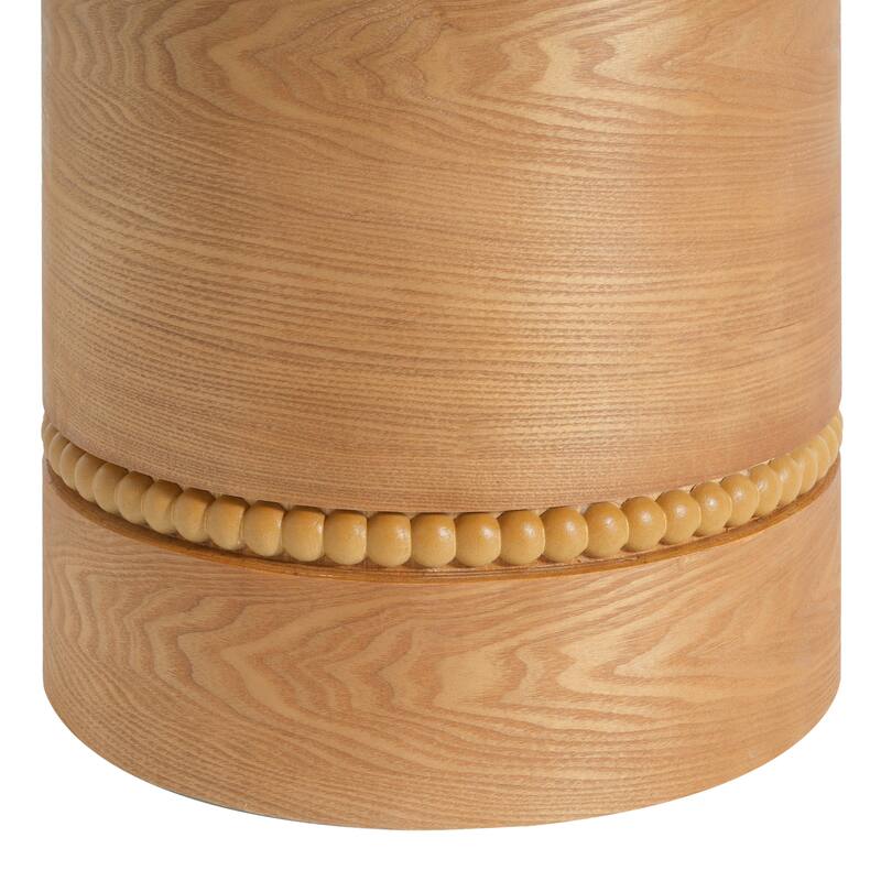 Christopher Knight Home - Camden Modern 15.35" Lightweight Wave-Shaped End Table with Tiered Shelves for Bedroom, Living Room