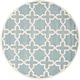 preview thumbnail 92 of 155, SAFAVIEH Handmade Chatham Clemma Modern Moroccan Wool Rug 5' Round - Blue/Ivory - Round