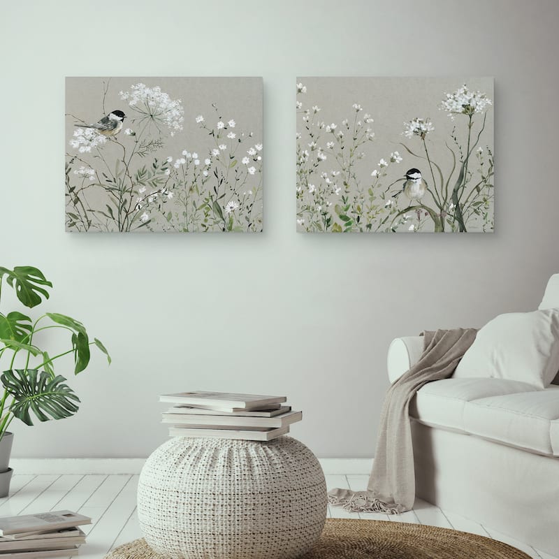 Bouquet of Grace Meadow I, Bouquet of Grace Meadow II by Carol Robinson Canvas Art Prints