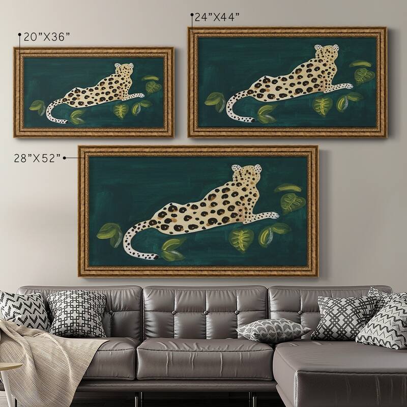 Lethargic Leopard I Premium Framed Canvas- Ready to Hang