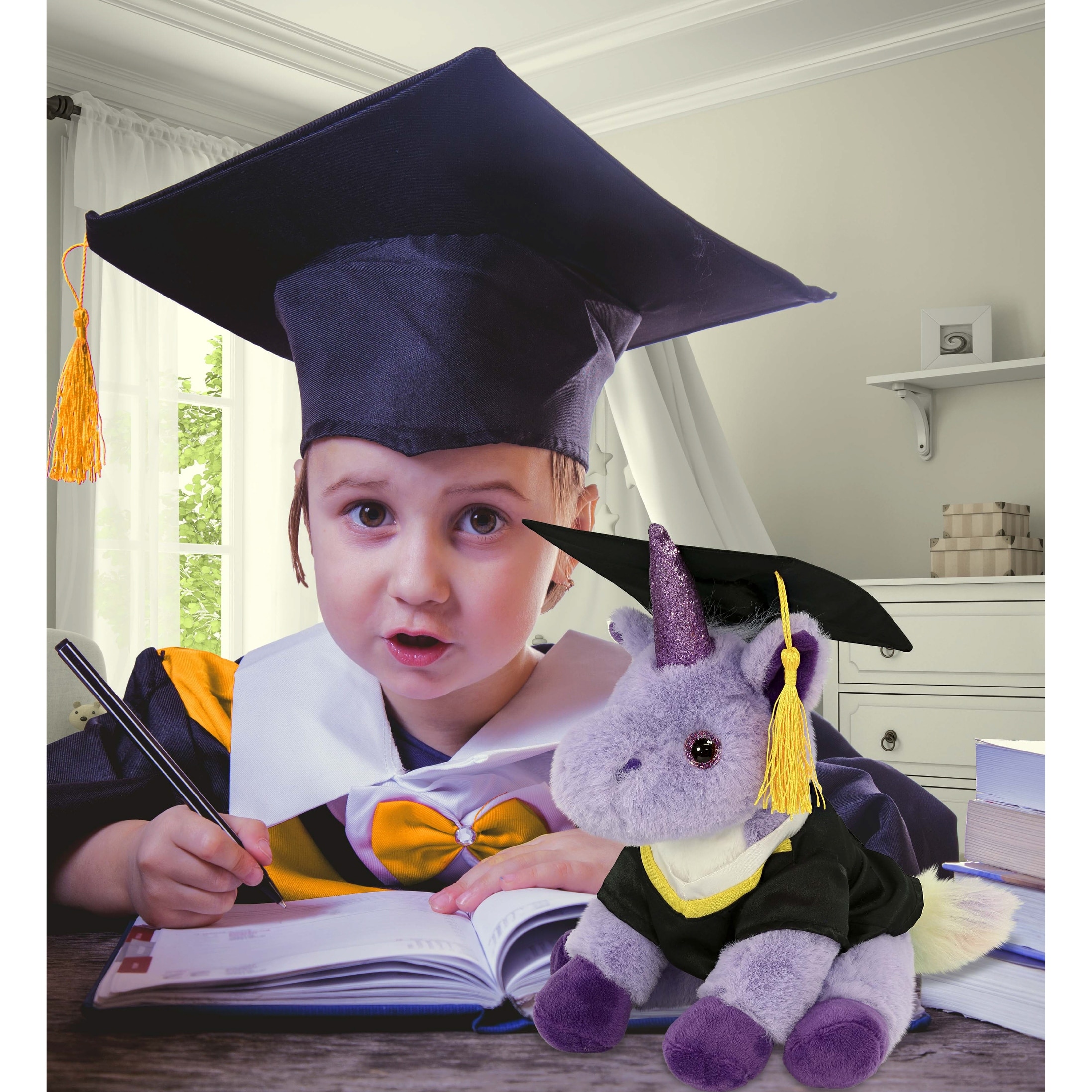 Graduation unicorn stuffed animal store