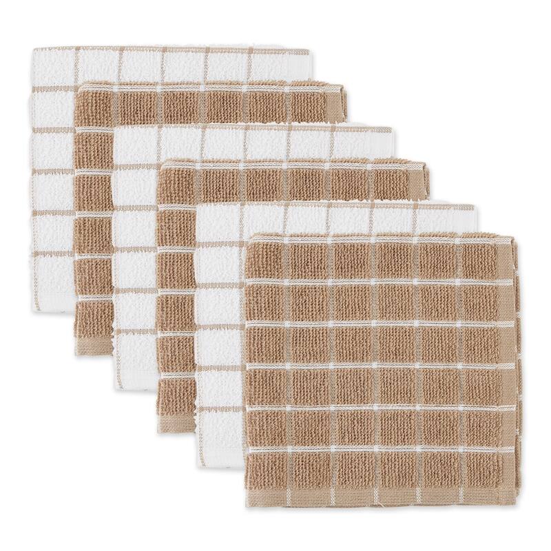 DII Artichoke Combo Windowpane Dishcloth (Set of 6)
