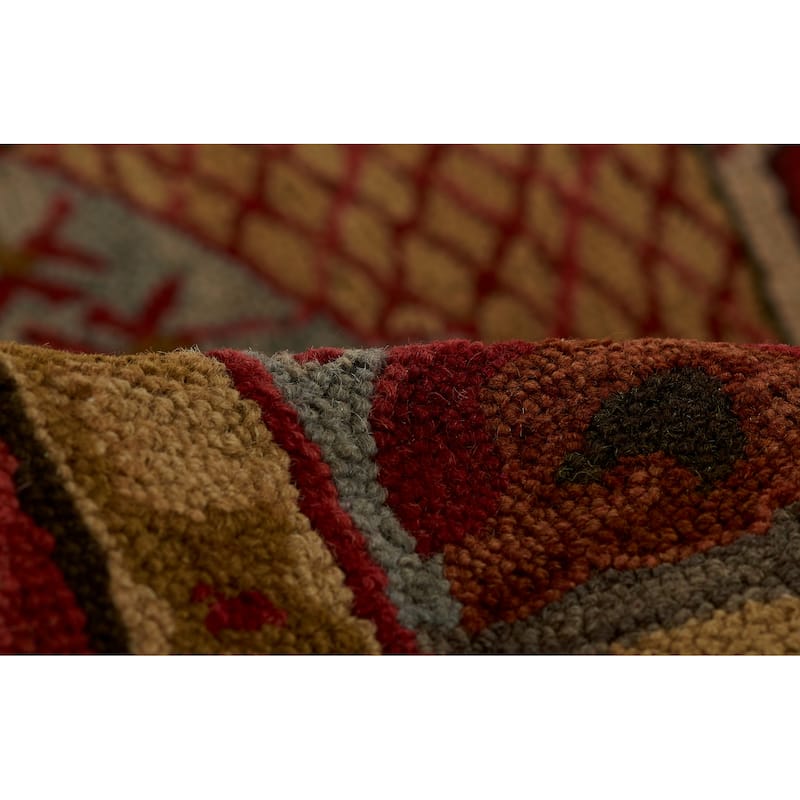 Momeni Tangier Hand Tufted Wool Medallion Area Rug