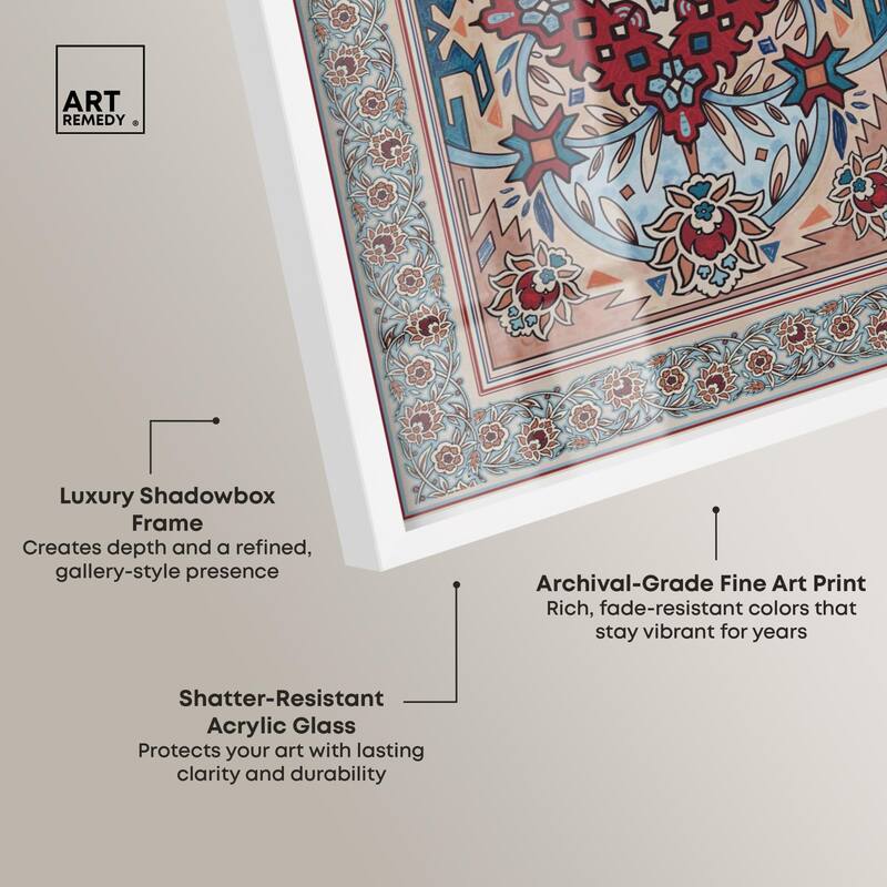 Ornamental bloom Shadowbox by Art Remedy