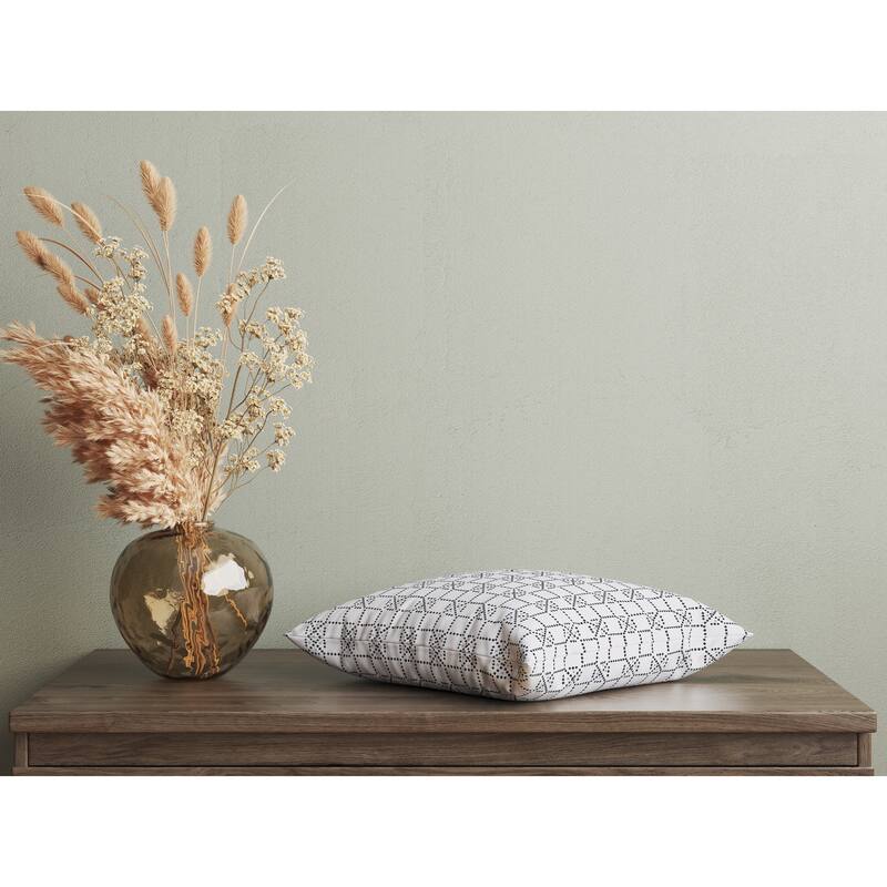 CHECKED WHITE Accent Pillow by Kavka Designs Bed Bath & Beyond 38088462