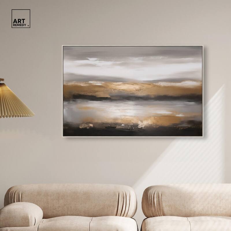 Dust and Gold Canvas by Art Remedy