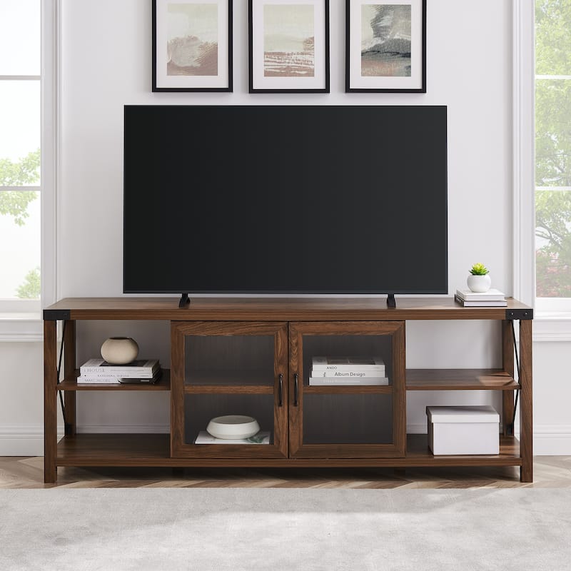 Middlebrook 70-inch Metal X-Accent TV Console