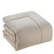 preview thumbnail 4 of 58, Soft Dobby 8-piece Striped Down Alternative Bed-in-a-Bag Set w/ Sheets