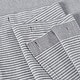 preview thumbnail 9 of 16, Lush Decor Farmhouse Button Stripe Yarn Dyed Woven Cotton Shower Curtain