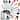 JoyTable 24 piece Kitchen Cooking Utensil Set - Stainless Steel, Non-Stick, Dishwasher Safe, and Heat Resistant