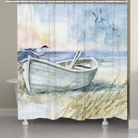 Playa Shells Crab Shower Curtain - Laural Home