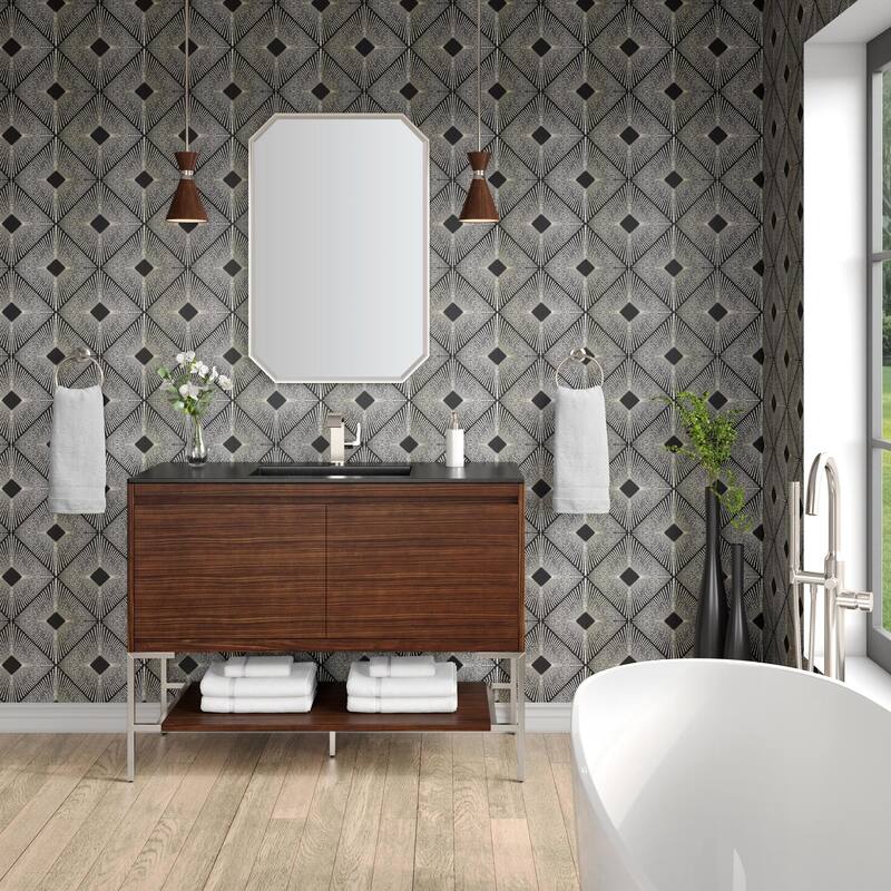 James Martin Vanities 805-V47.3-BN-CH Mantova 48" Single Basin Poplar