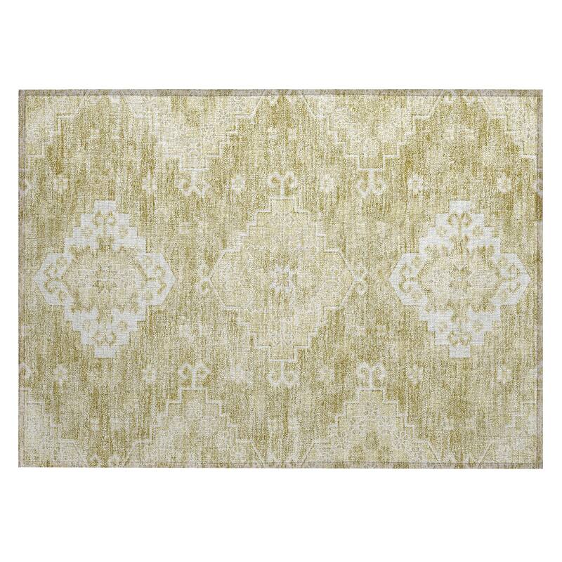 Machine Washable Indoor/ Outdoor Chantille Traditional Boho Rug