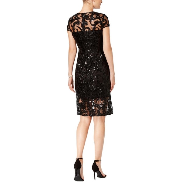 vince camuto black cocktail dress