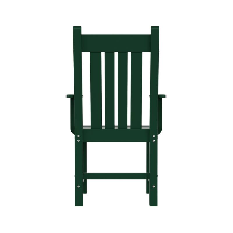 Laguna Hdpe All Weather Outdoor Patio Dining Chair With Arms