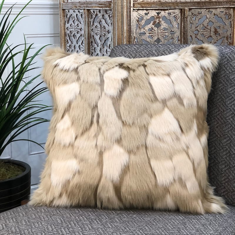 Pillow - Licata - Fauxfur - Pillow 20x20 - Feather/Down Fill
