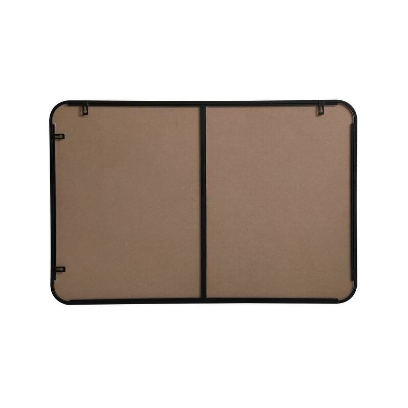 Ezra Soft Corner Metal Rectangular Mirror