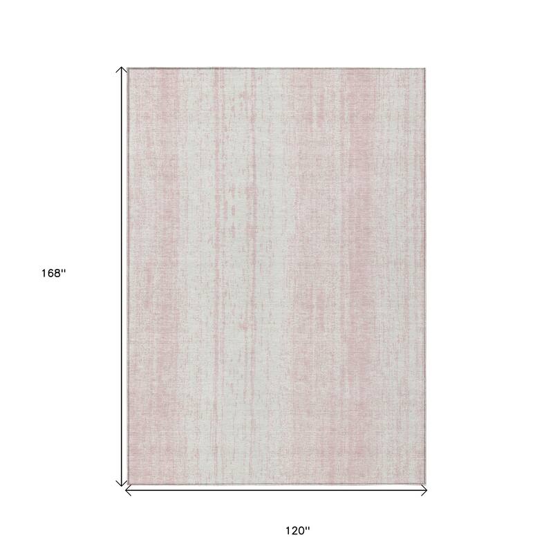 HomeRoots Striped Transitional Rectangle Outdoor Rug