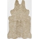 preview thumbnail 17 of 48, Erin Gates by Momeni Acadia Animal Print Faux Hide Area Rug Beige - Hide-Shaped