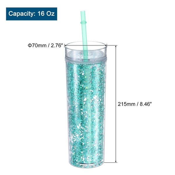 20oz stainless steel tumblers bulk PYD Life 24 Pack Sublimation Tumbler Blanks Skinny 20 oz White Straight Bulk Stainless Steel Tumbler with Metal Straw and Lid for Tumbler Heat Press main image 0
