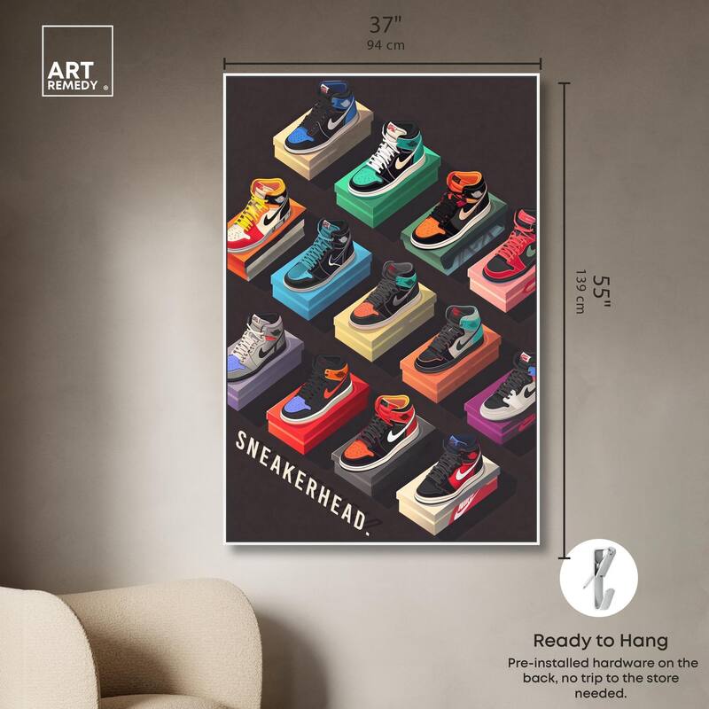 Sneaker Collection Dreams Canvas by Art Remedy