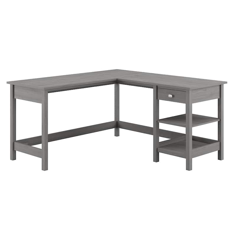 Broadview 60W L Shaped Computer Desk with Storage by Bush Furniture